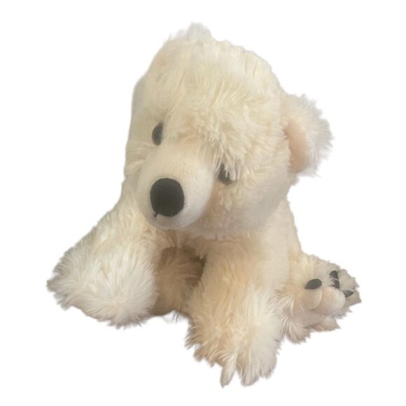 The Petting Zoo Teddy Bear Polar Bear Plush Stuffed Animal Toy White 1994 12” - Picture 1 of 8